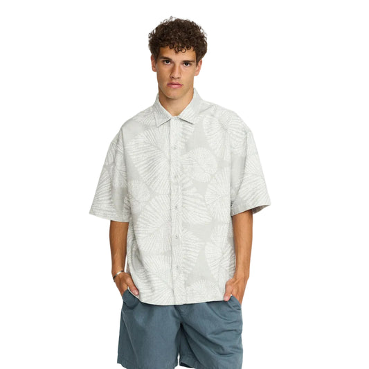 3240 Palm Leaf Oversize SS Shirt
