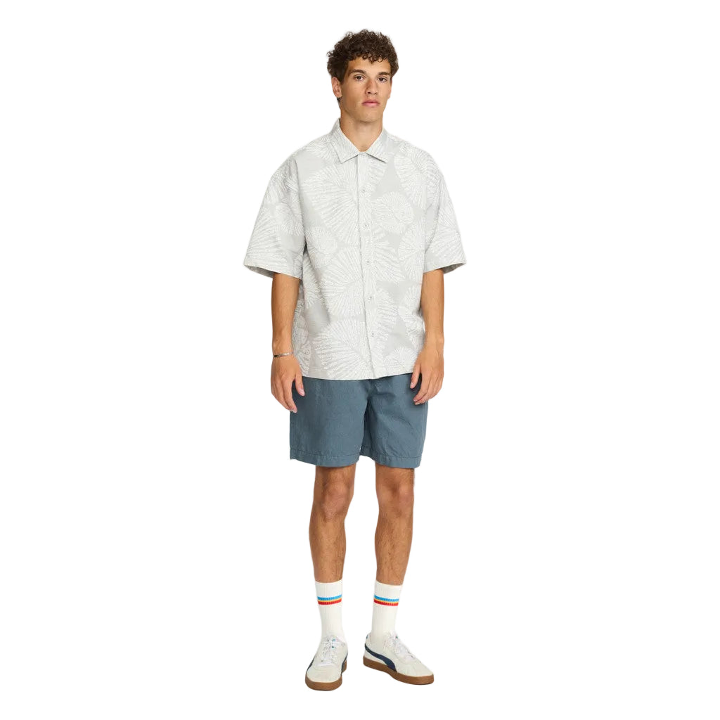 3240 Palm Leaf Oversize SS Shirt