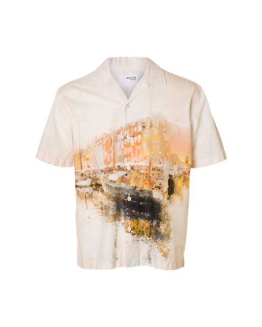 Relaxed Carl AOP SS Shirt
