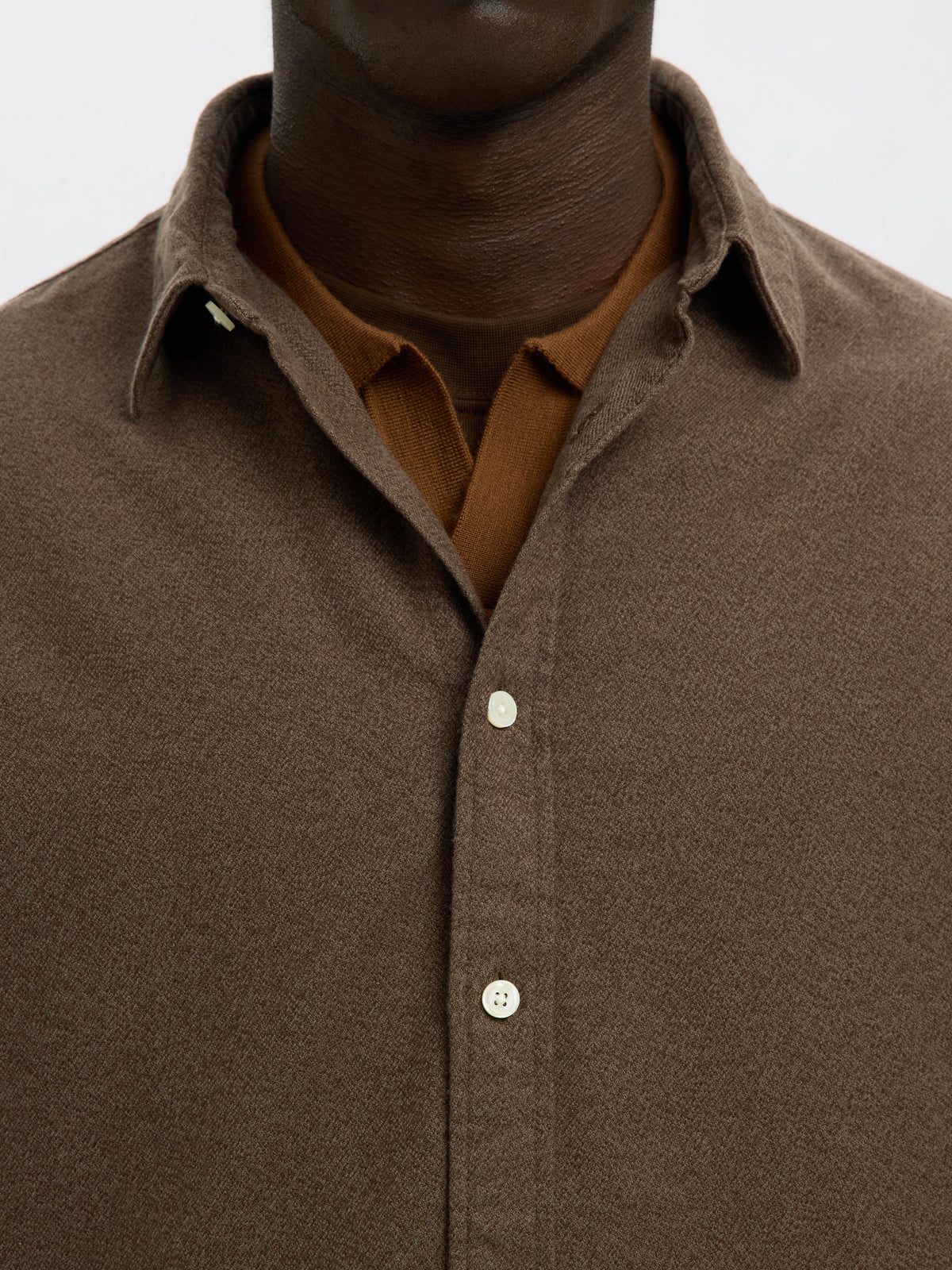 Regular Noah Brushed Twist LS Shirt