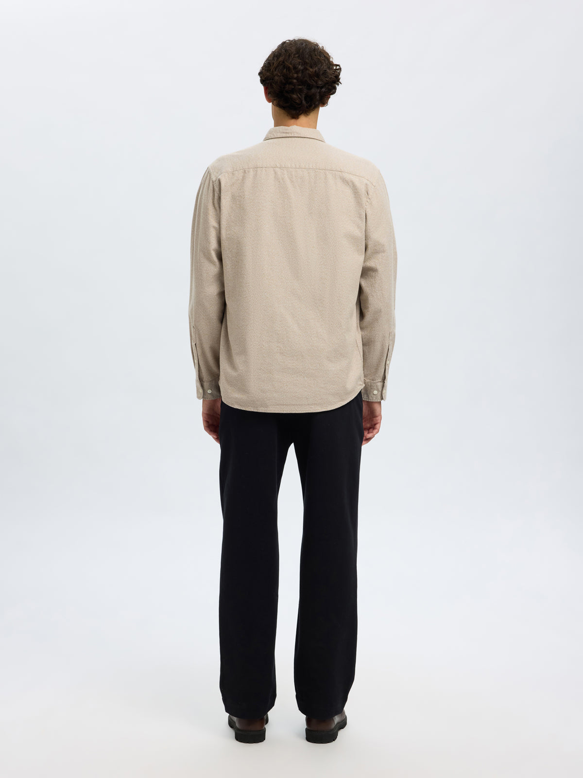 Regular Noah Brushed Twist LS Shirt