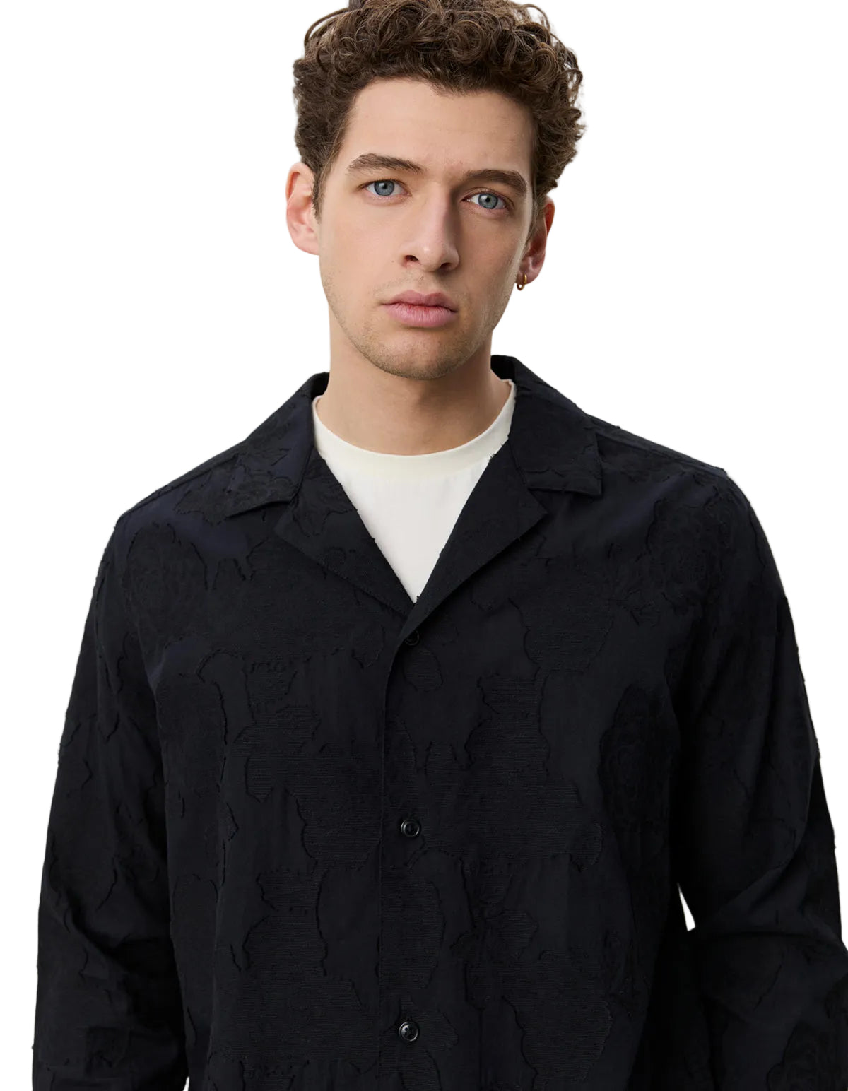 Flower Jacquard Shirt
