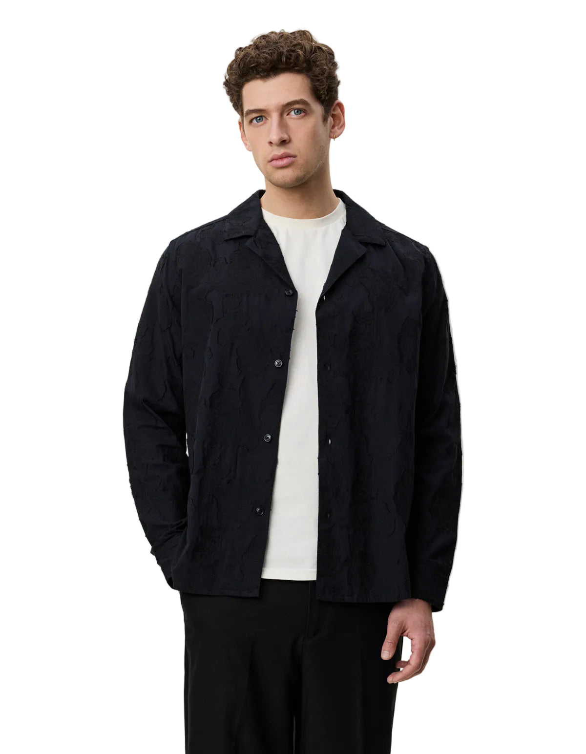 Flower Jacquard Shirt
