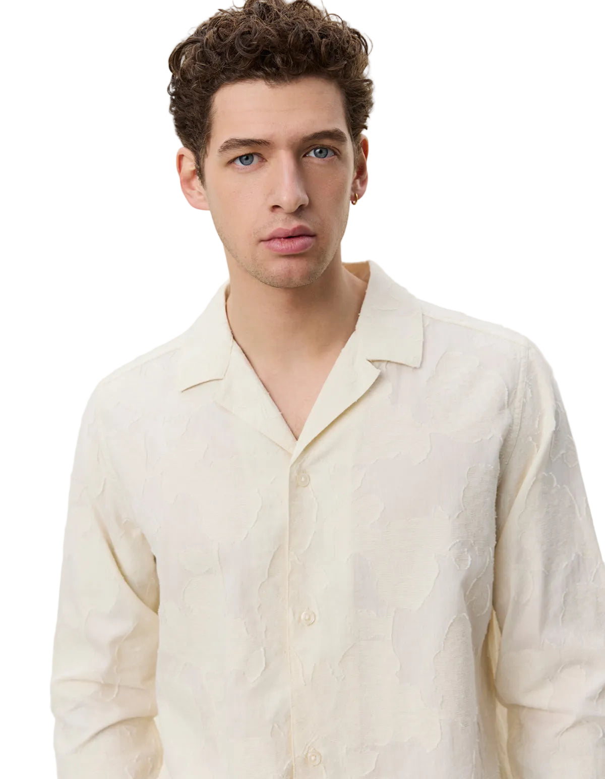 Flower Jacquard Shirt