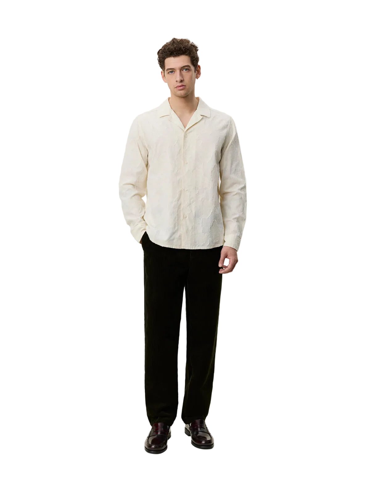 Flower Jacquard Shirt