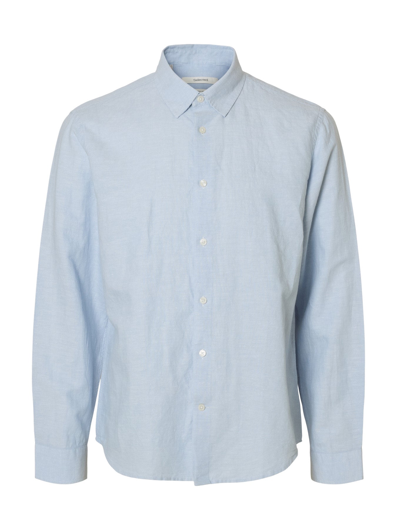 Regular Clay Linen Blend LS Shirt
