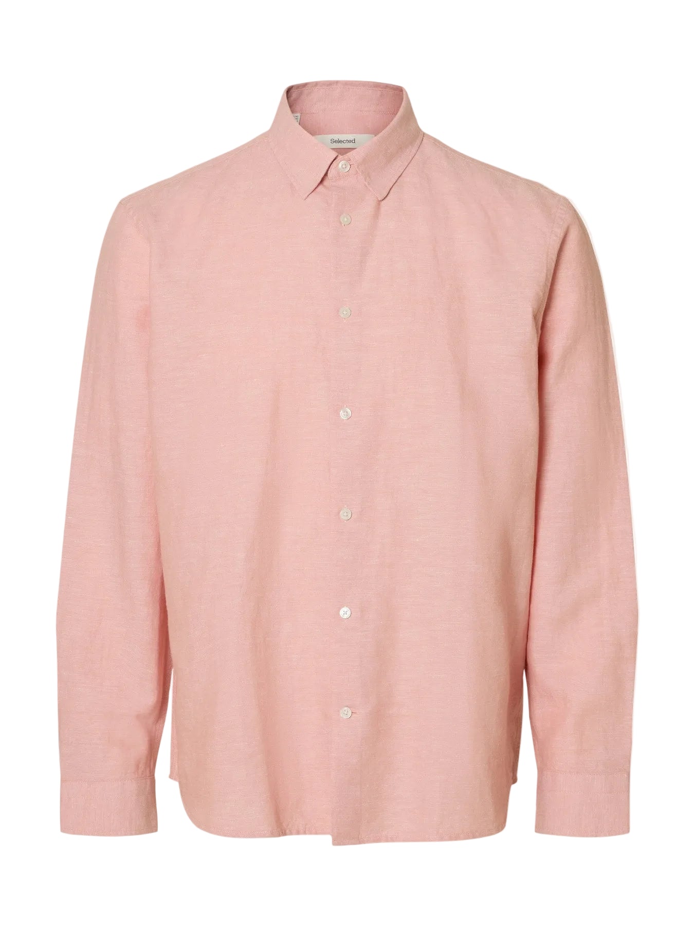 Regular Clay Linen Blend LS Shirt