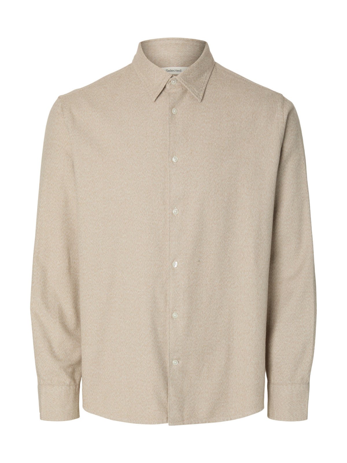 Camisa Regular Noah Brushed Twist de manga larga