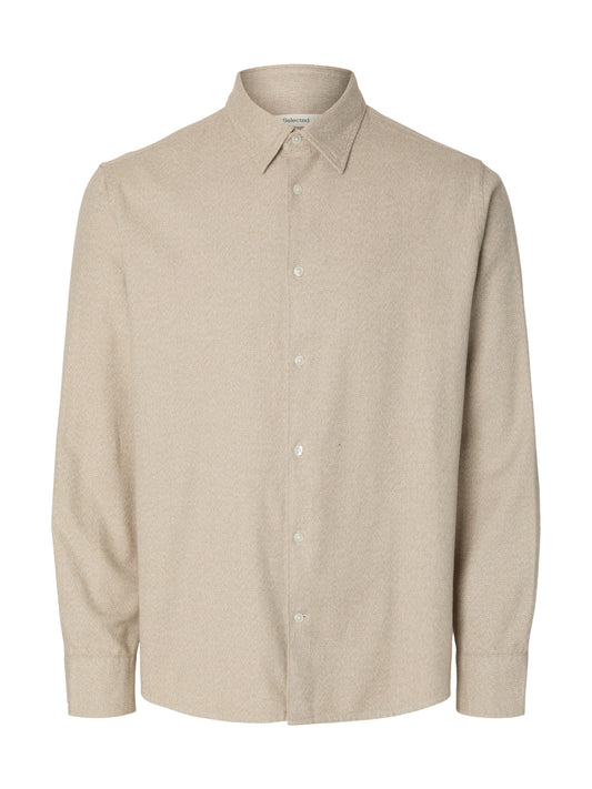 Regular Noah Brushed Twist LS Shirt