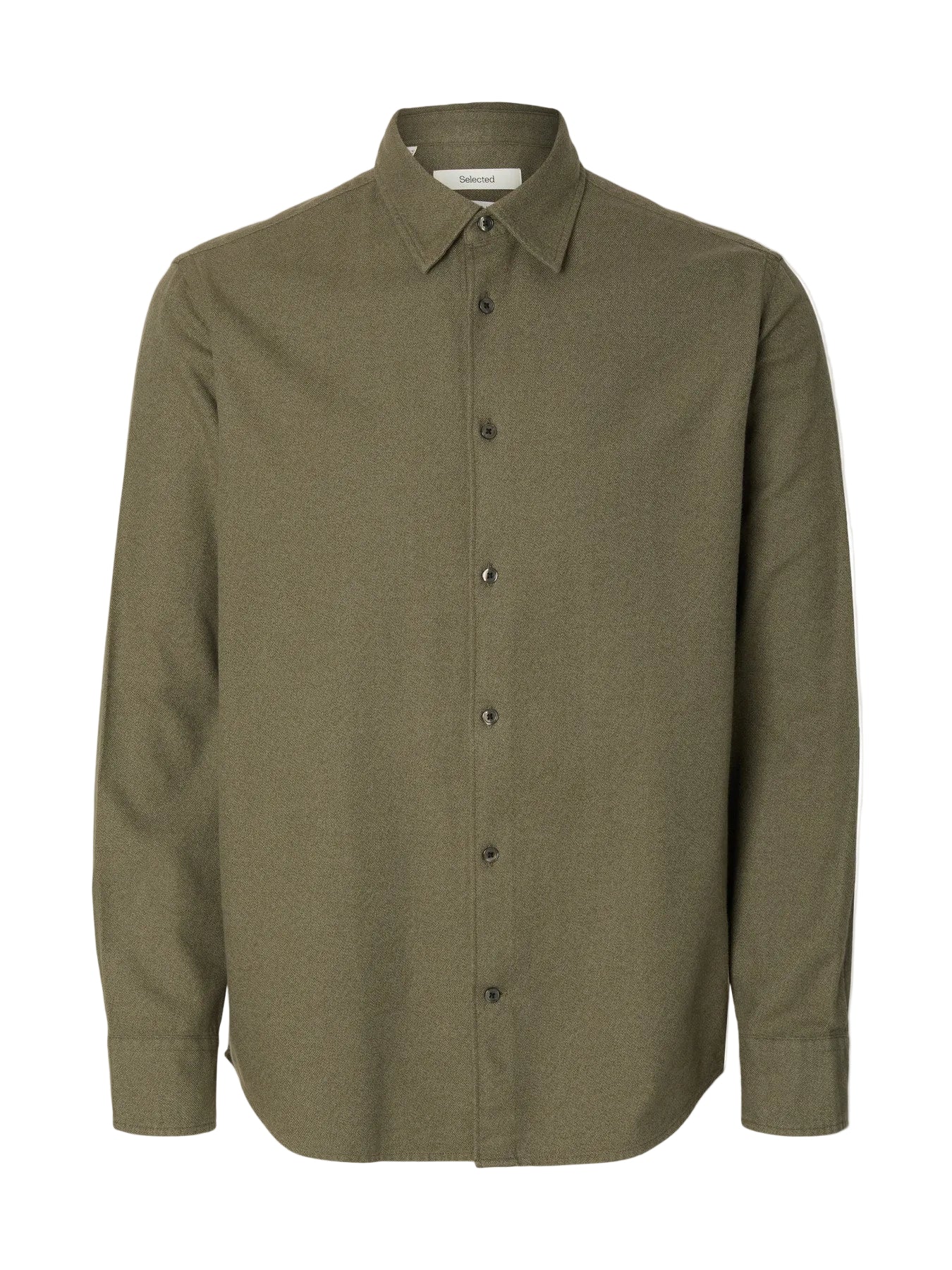 Camisa Regular Noah Brushed Twist de manga larga