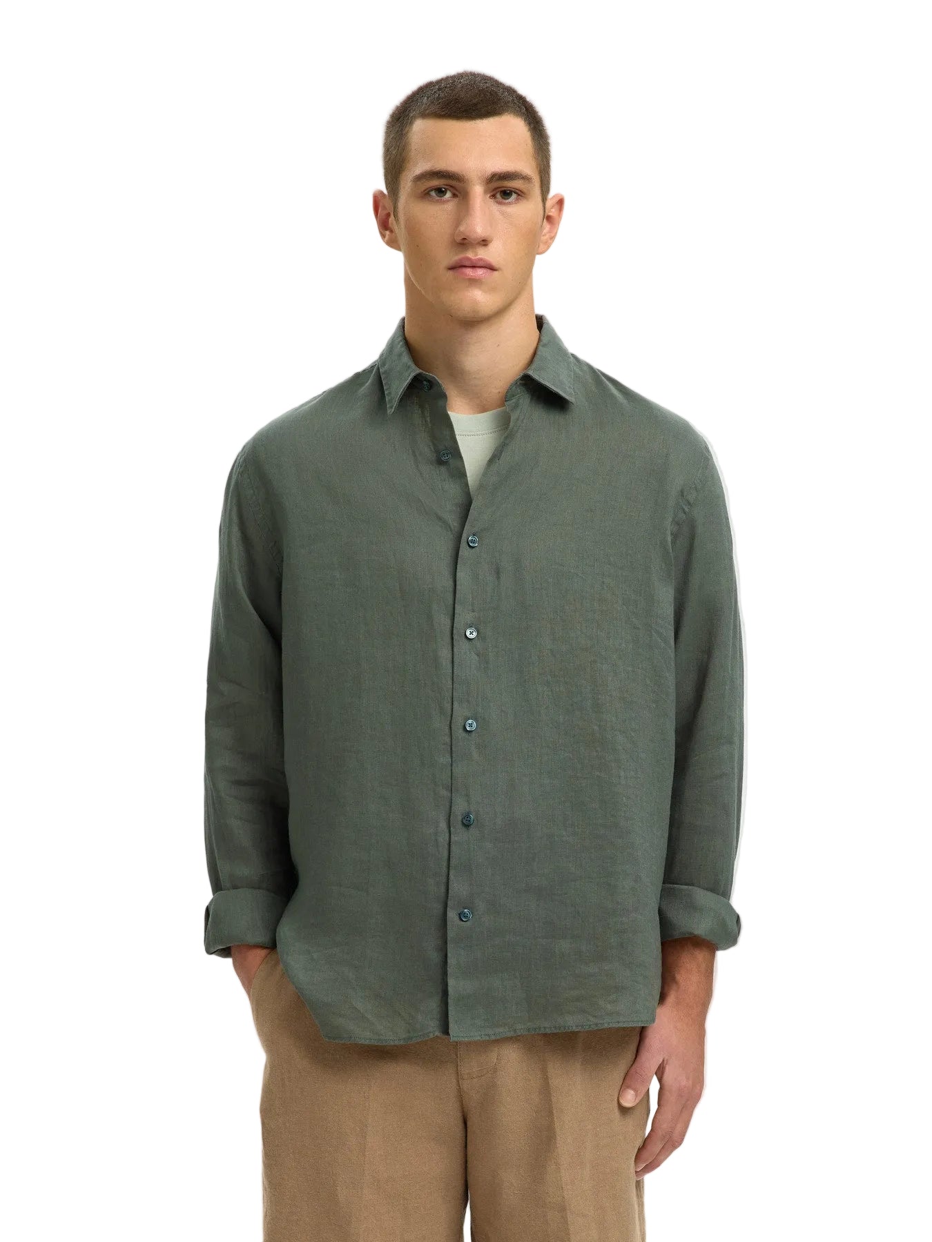 Regular Kylian Linen LS Shirt