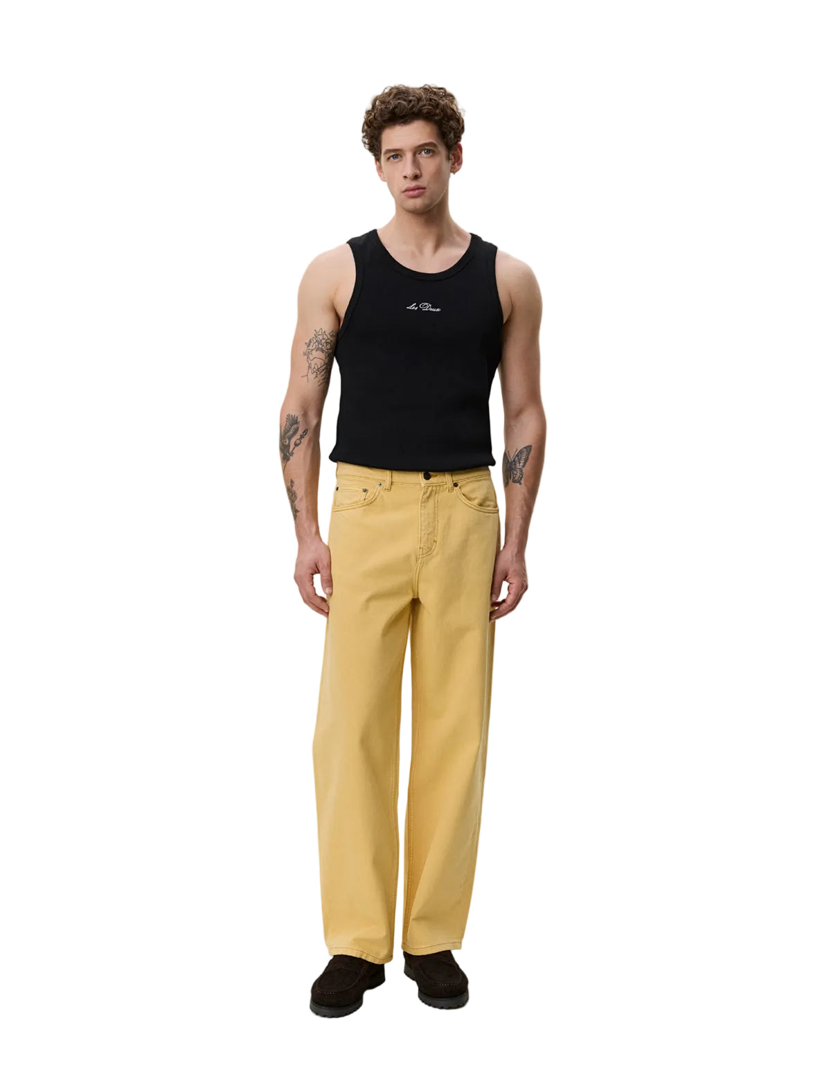Roi Coloured Washed Denim Jeans