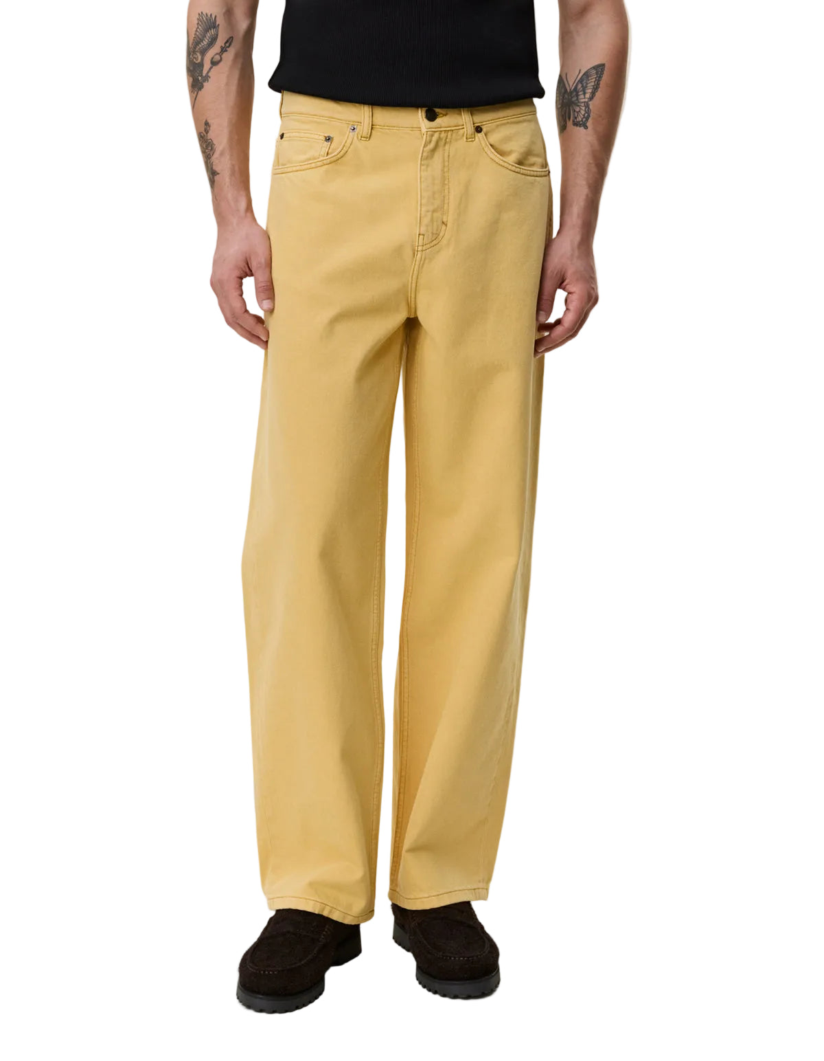 Roi Coloured Washed Denim Jeans