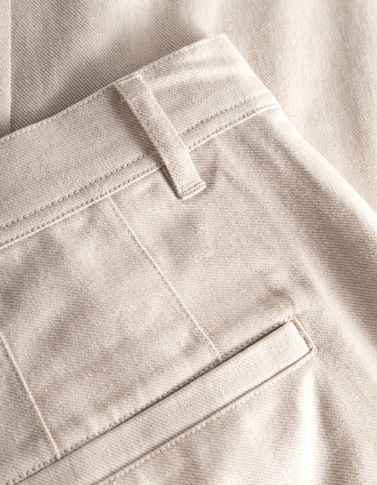 Como Reg Slub Twill Pants