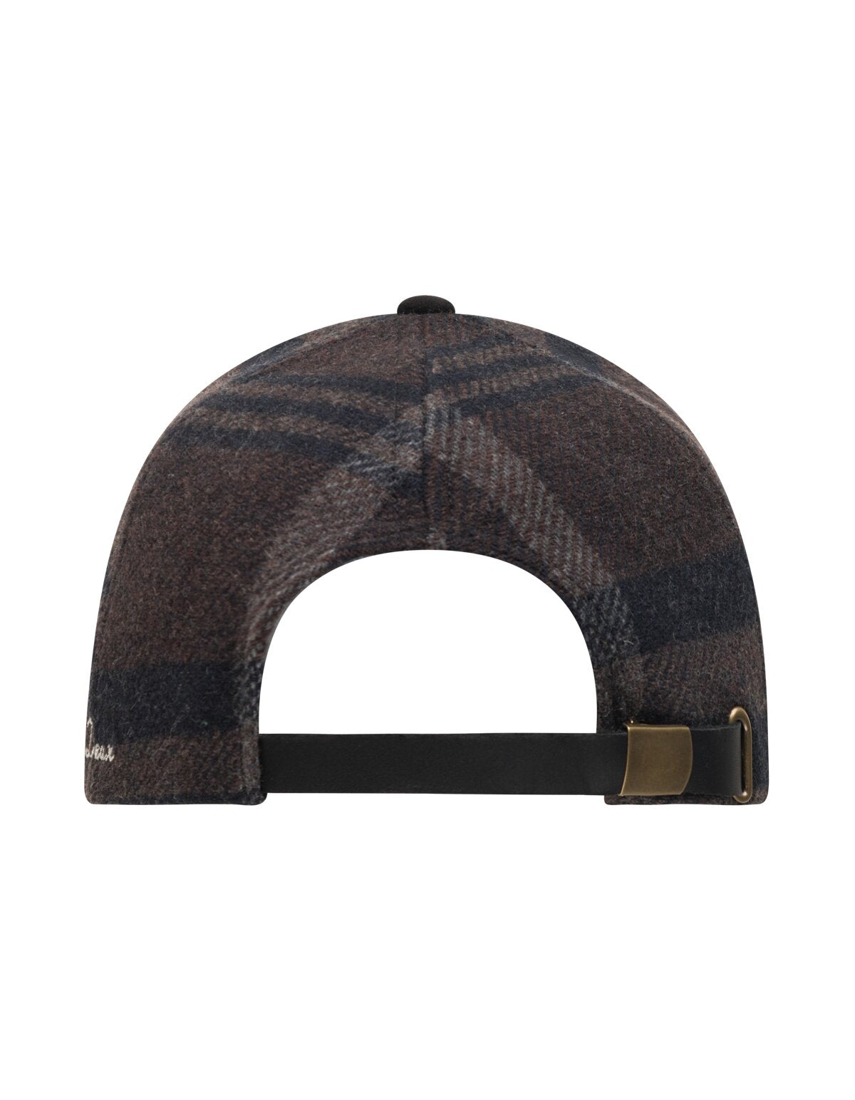 Baseball Cap Check Wool