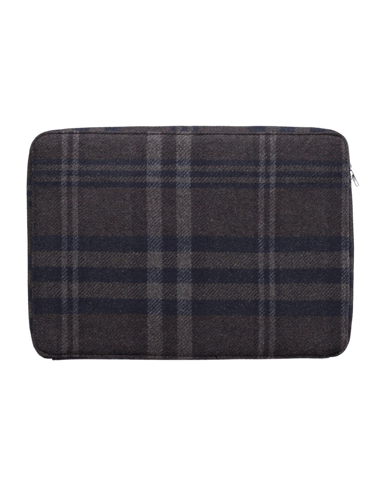 Check Wool Laptop Sleeve