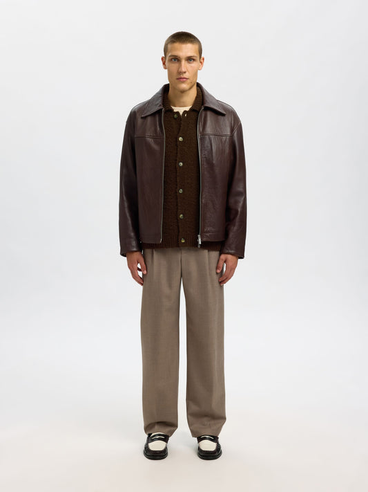 Loyd LS Knit Boucle Polo Cardigan