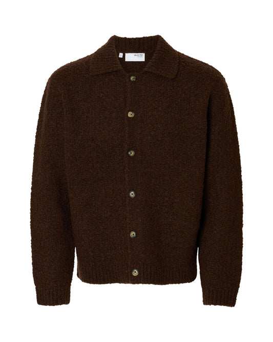 Loyd LS Knit Boucle Polo Cardigan