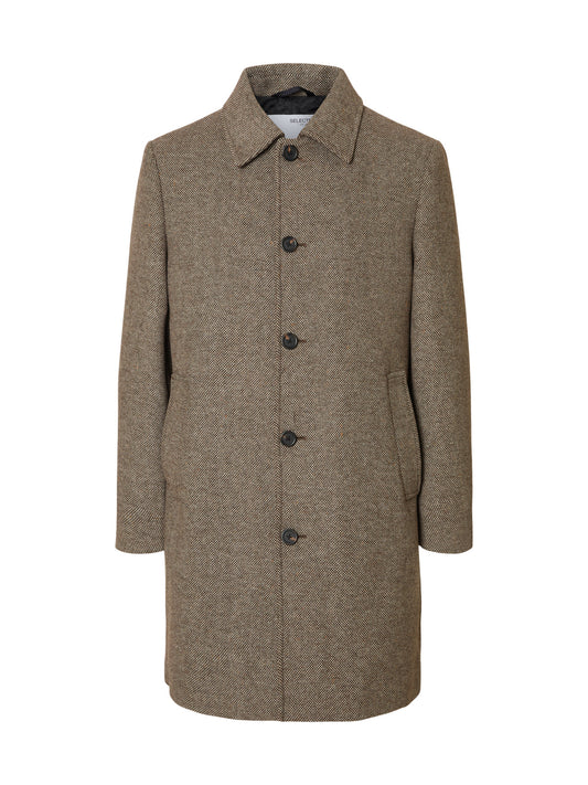 Archive Wool Blend Car Coat