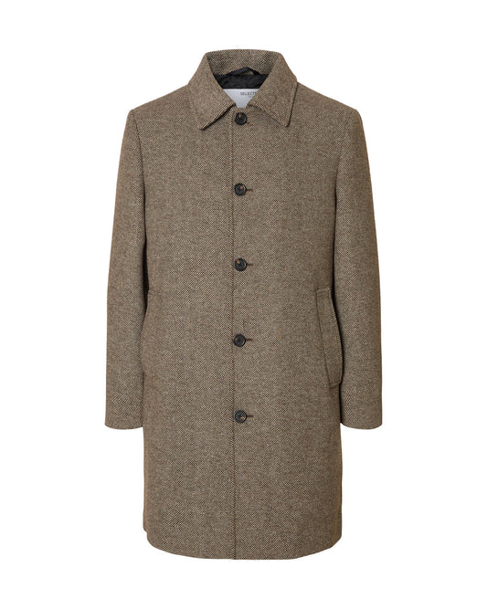 Archive Wool Blend Car Coat