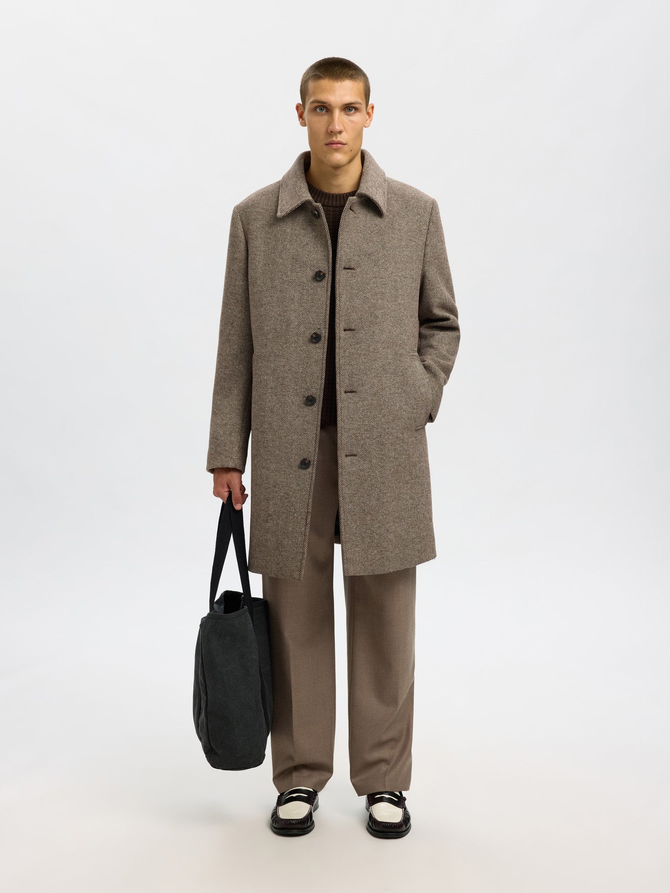 Archive Wool Blend Car Coat
