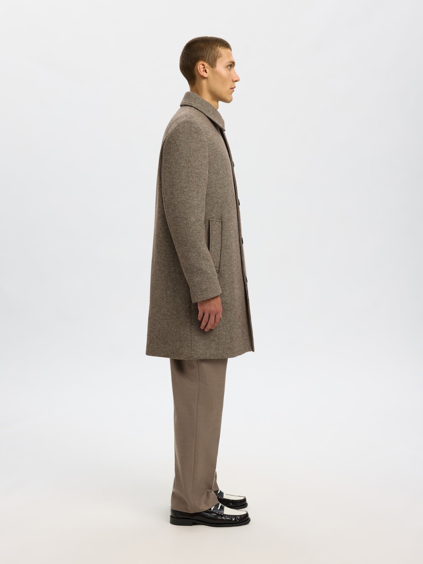 Archive Wool Blend Car Coat