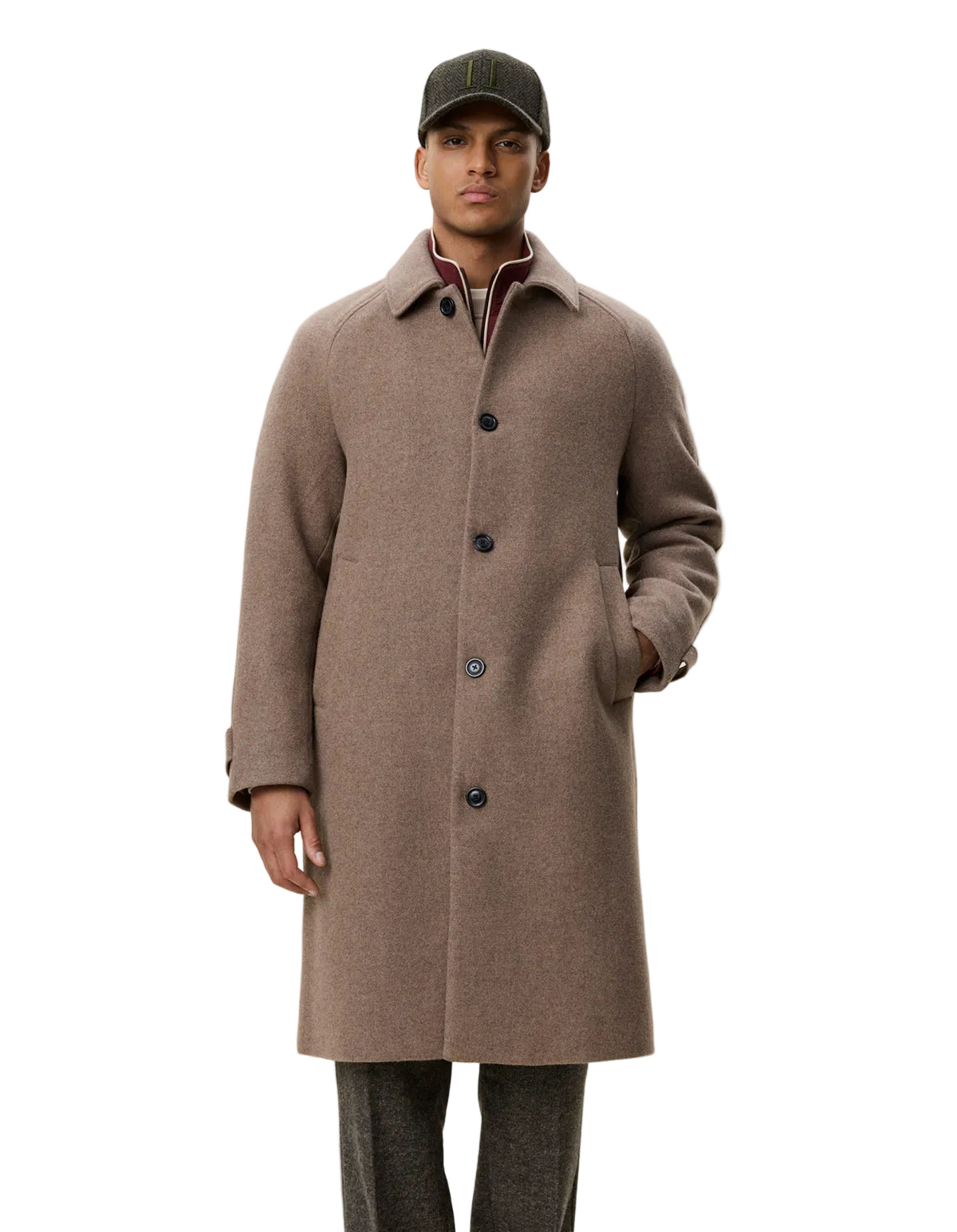 Solid Wool Coat