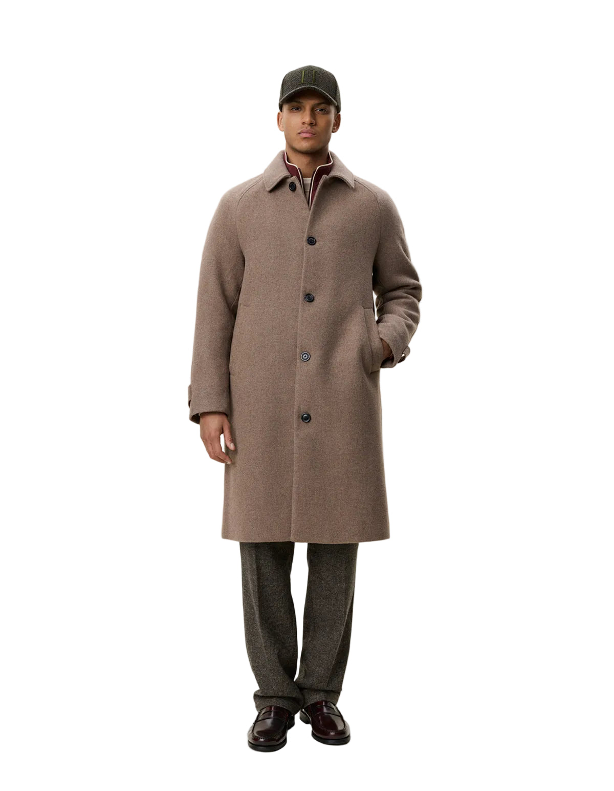 Solid Wool Coat