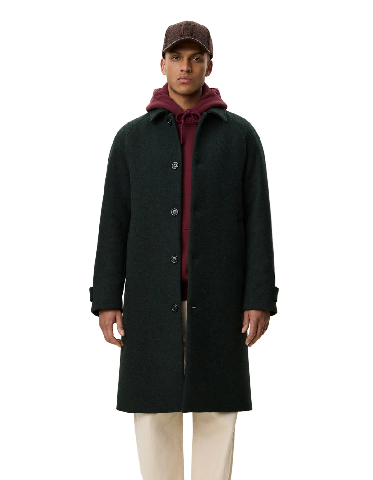 Solid Wool Coat