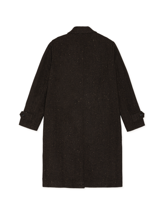 Herringbone Wool Coat