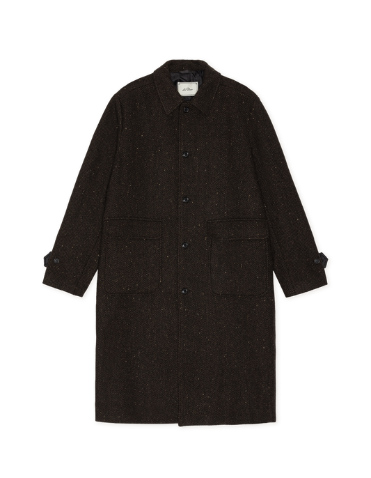 Herringbone Wool Coat
