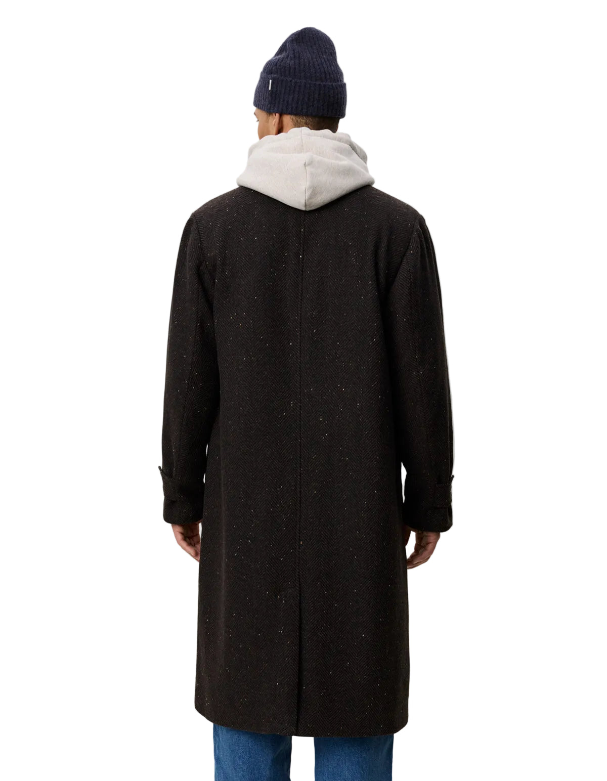 Herringbone Wool Coat