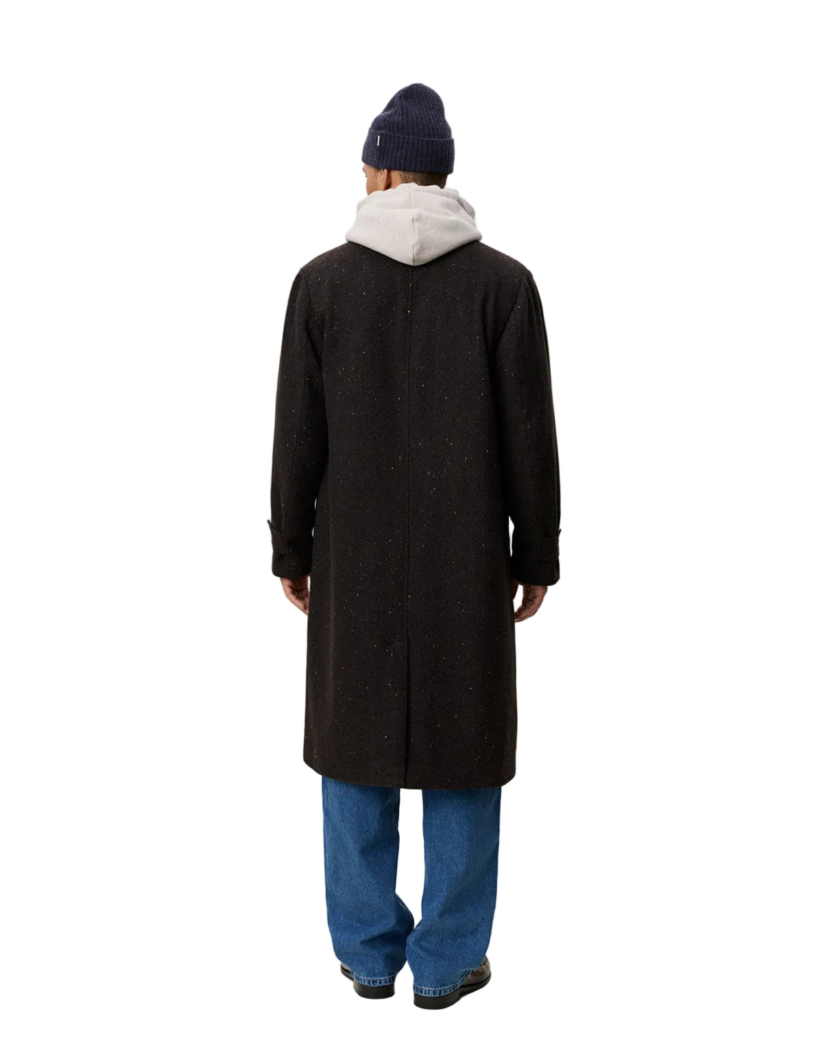 Herringbone Wool Coat