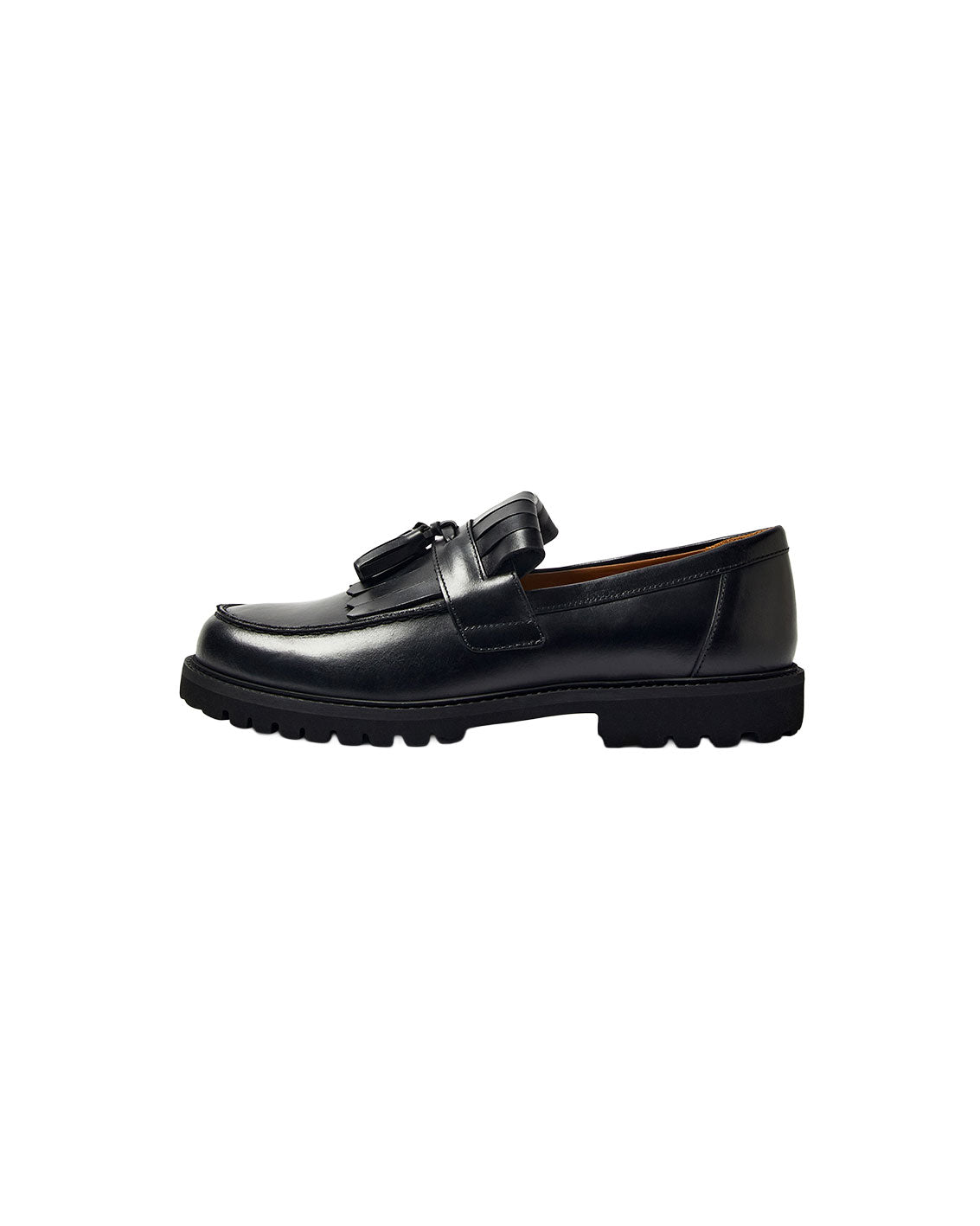 Hugo Leather Kiltie Tassel Loafer