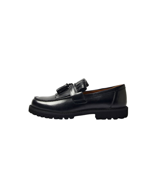 Hugo Leather Kiltie Tassel Loafer
