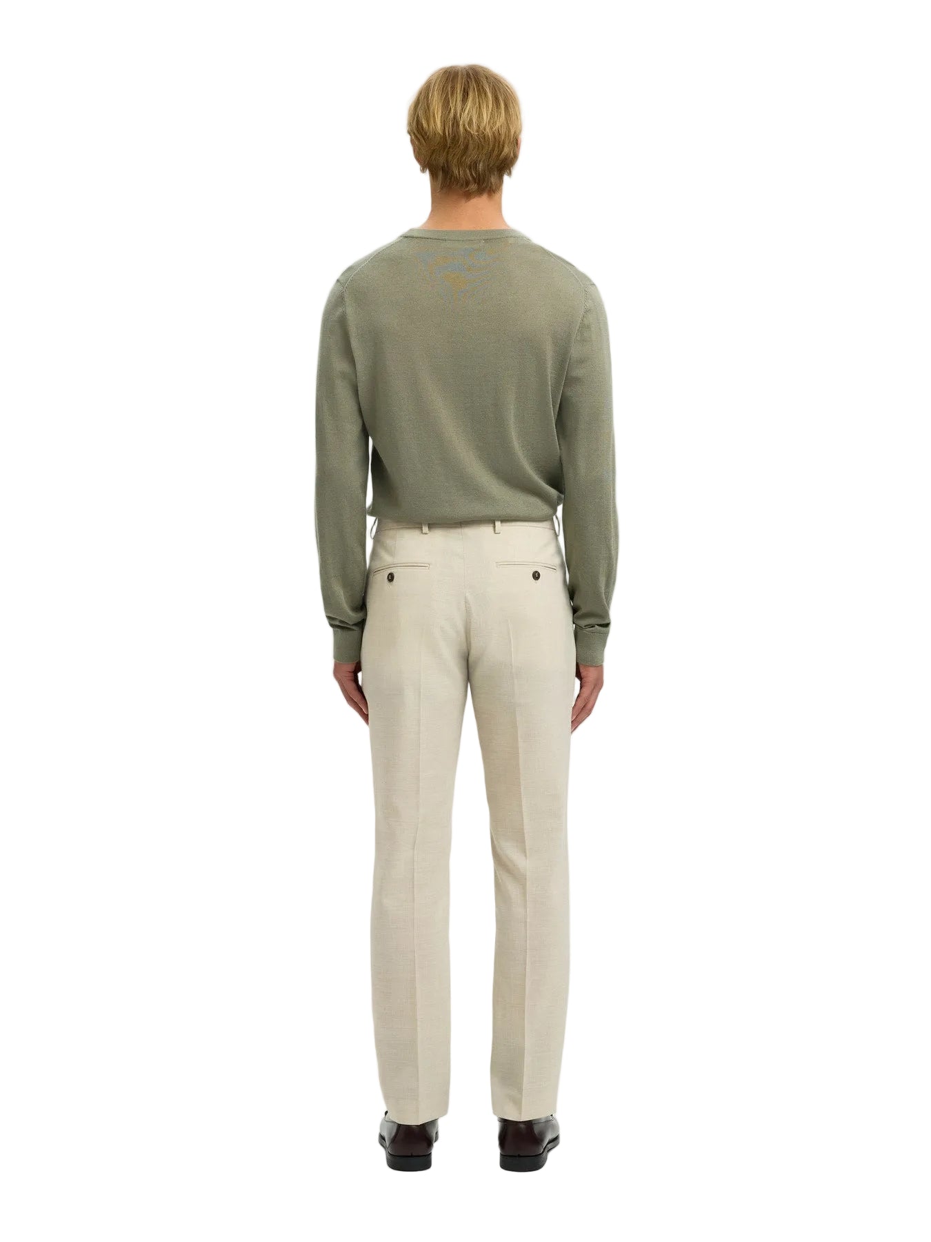 Slim Linen Blend Oasis Trousers