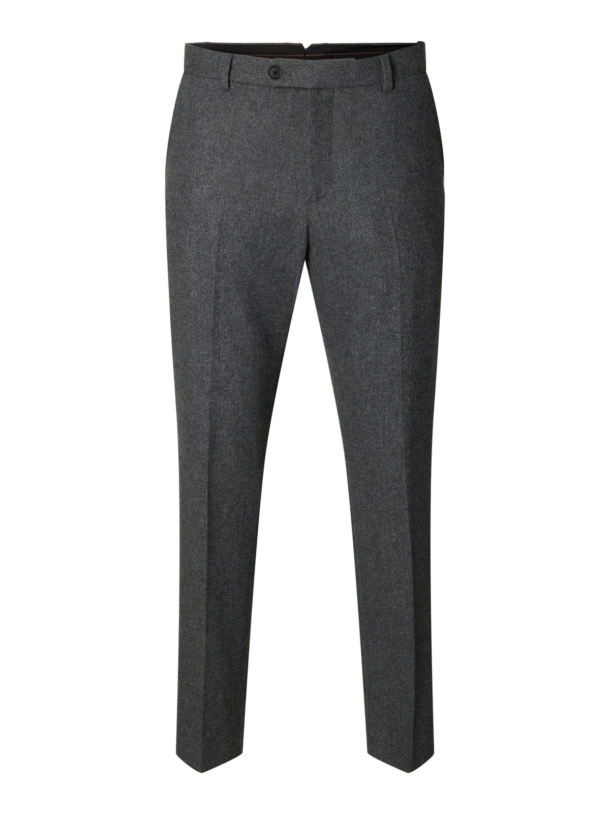 Slim Reed Wool Trousers