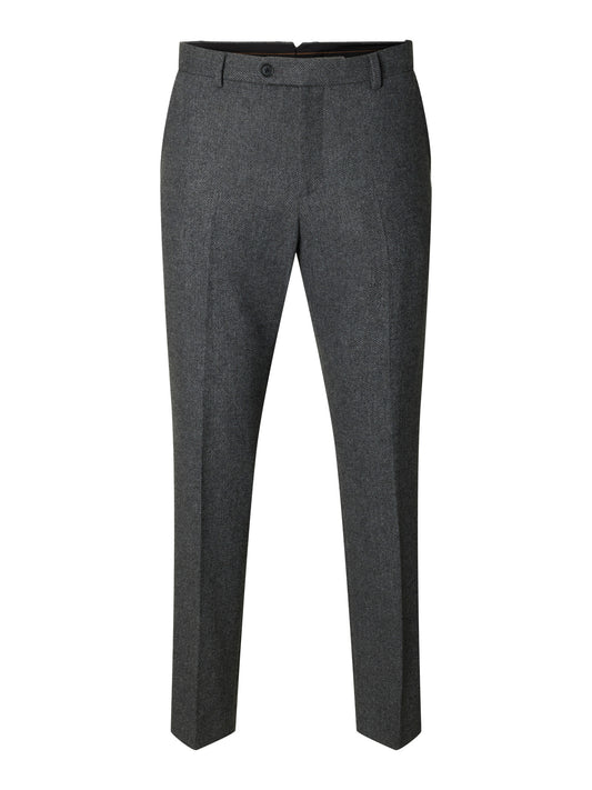 Slim Reed Wool Trousers