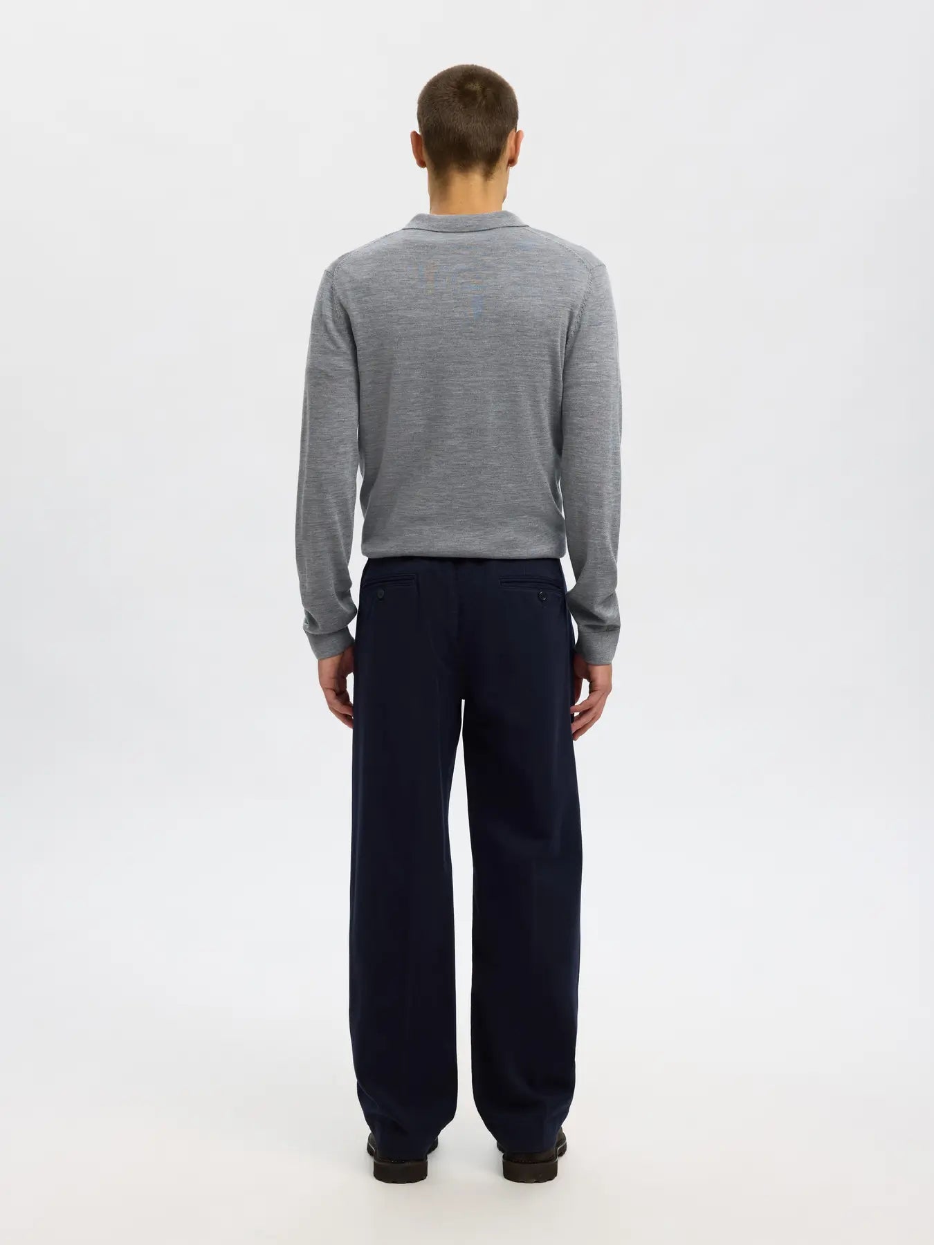 220 Loose Mike Twill Deep Pleat Pants