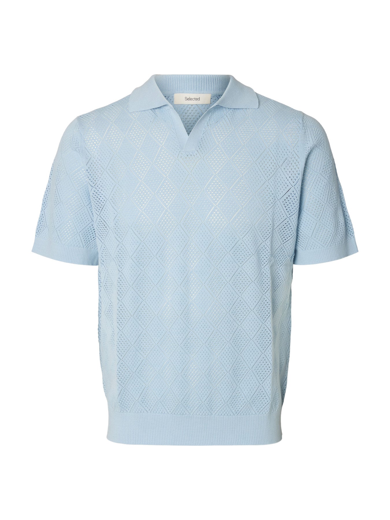 Arco SS Knit Structure Open Polo