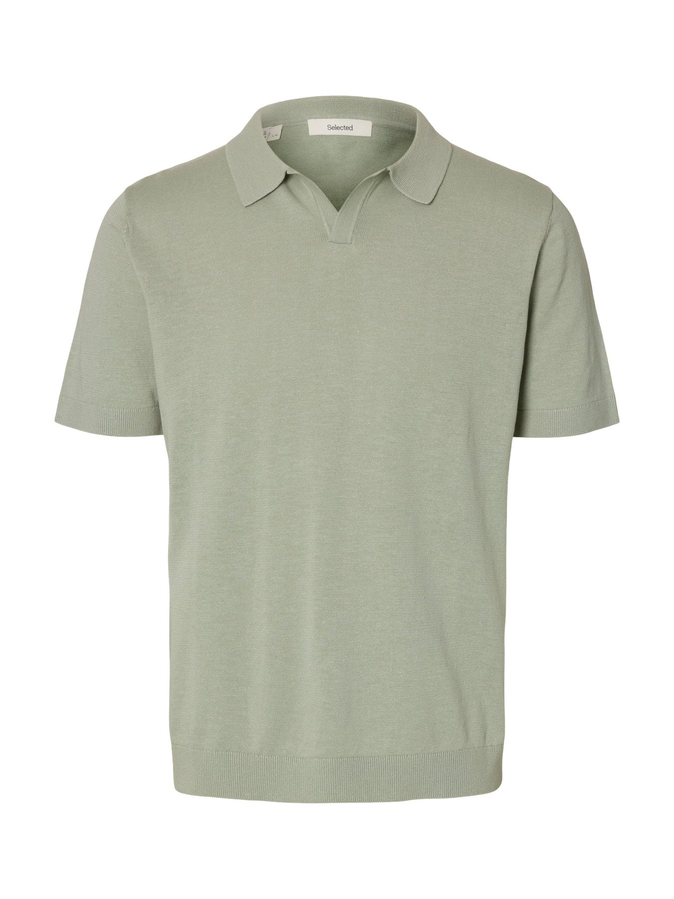 Mattis SS Linen Blend Open Polo