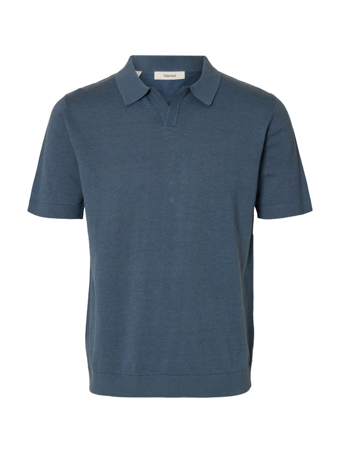 Mattis SS Linen Blend Open Polo