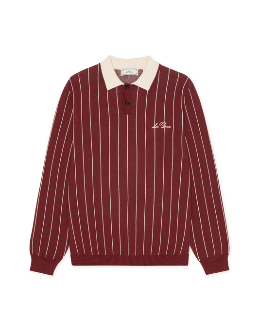 Signature Knitted LS Polo
