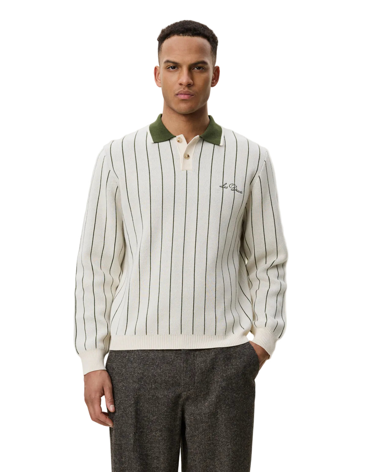 Signature Knitted LS Polo