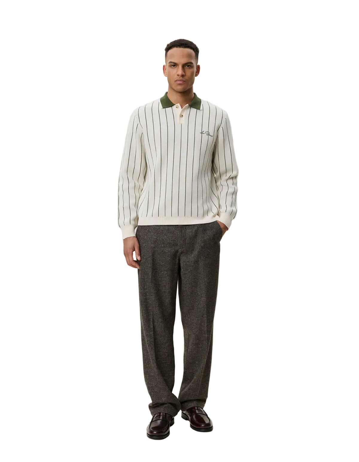 Signature Knitted LS Polo