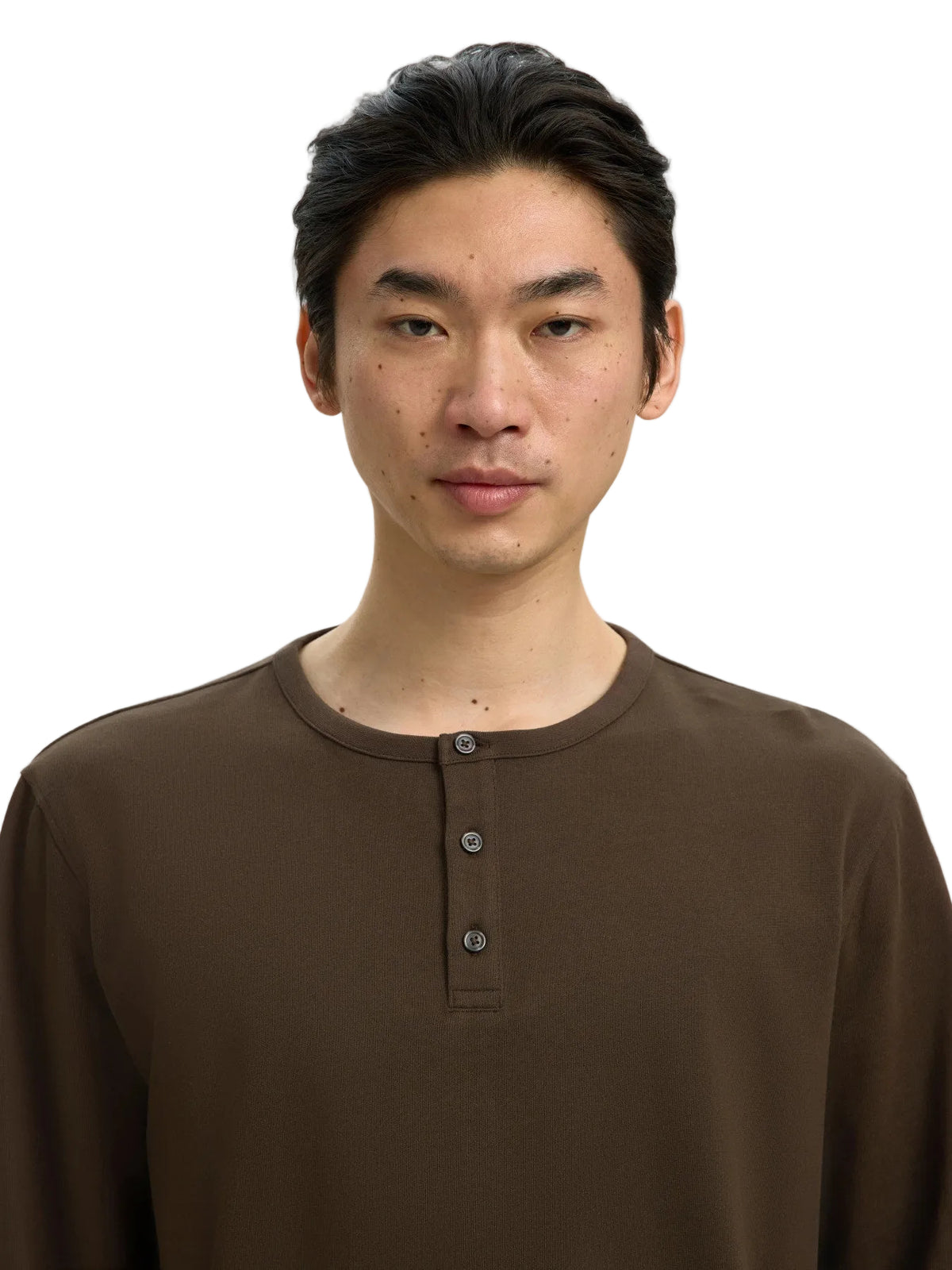 Maglia henley Domestic Ronan a maniche lunghe