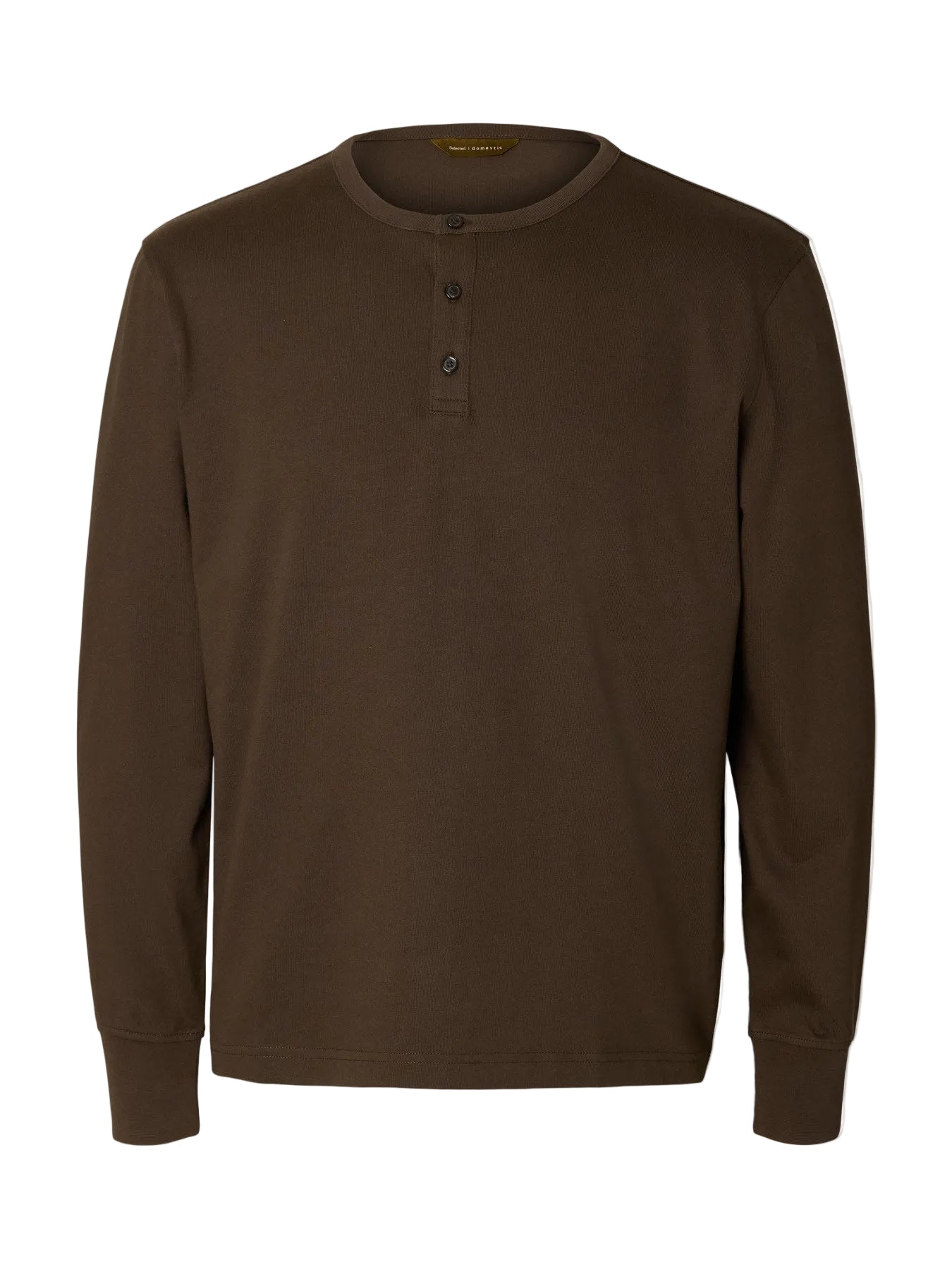 Maglia henley Domestic Ronan a maniche lunghe