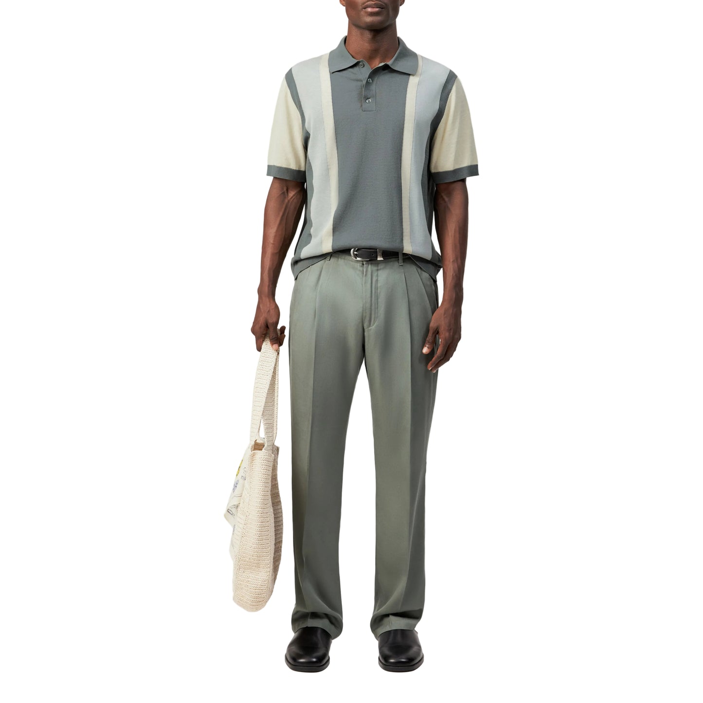 Tamian SS Polo Knit