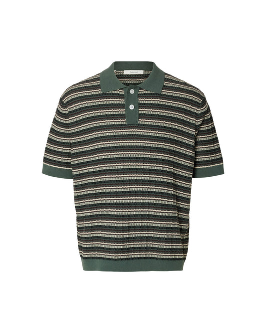 Dane SS Knit Color Structure Polo