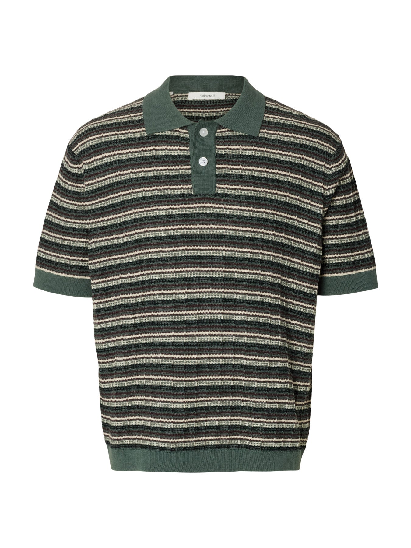 Dane SS Knit Color Structure Polo